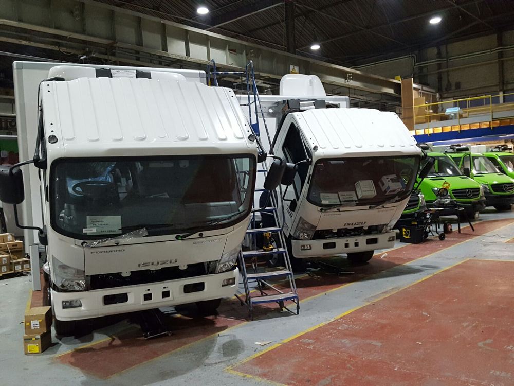 Iscold Automotive refrigeration work