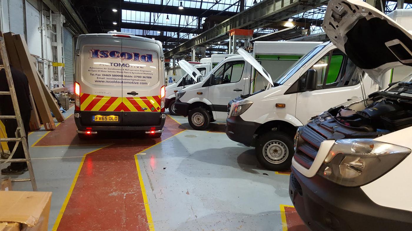 Iscold Automotive engineers at work